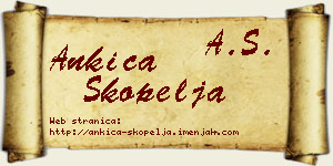 Ankica Škopelja vizit kartica
